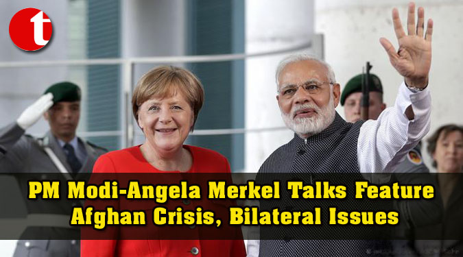 PM Modi-Angela Merkel Talks Feature Afghan Crisis, Bilateral Issues