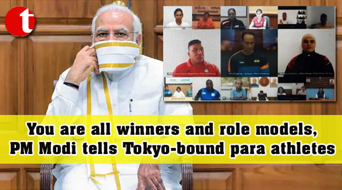 You are all winners and role models, PM Modi tells Tokyo-bound para athletes
