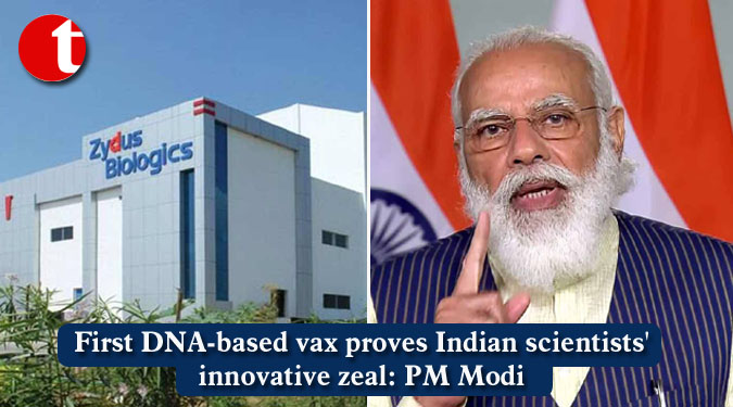 First DNA-based vax proves Indian scientists' innovative zeal: PM Modi