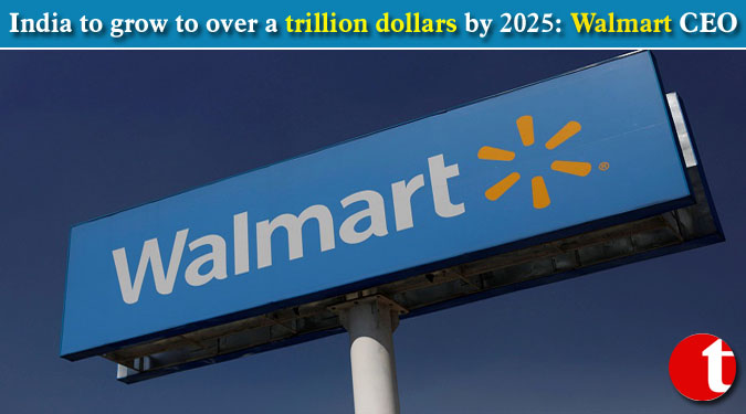 India to grow to over a trillion dollars by 2025: Walmart CEO