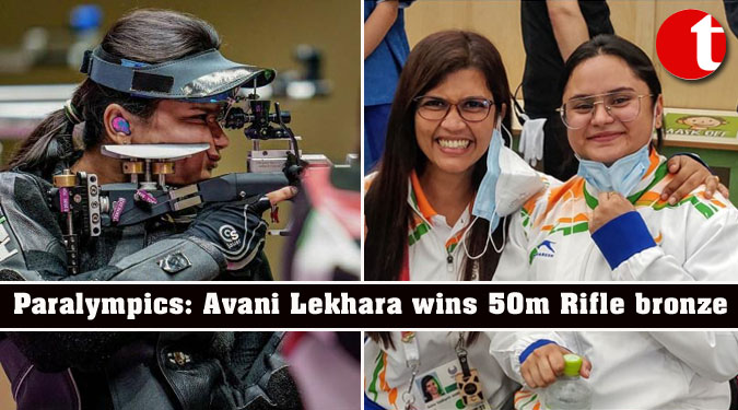 Paralympics: Avani Lekhara wins 50m Rifle bronze