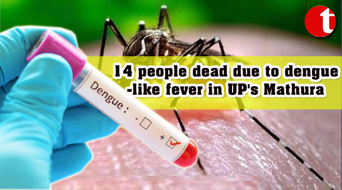 14 people dead due to dengue-like fever in UP's Mathura