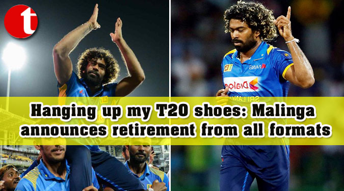 Hanging up my T20 shoes: Malinga announces retirement from all formats