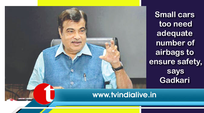 Small cars too need adequate number of airbags to ensure safety, says Gadkari