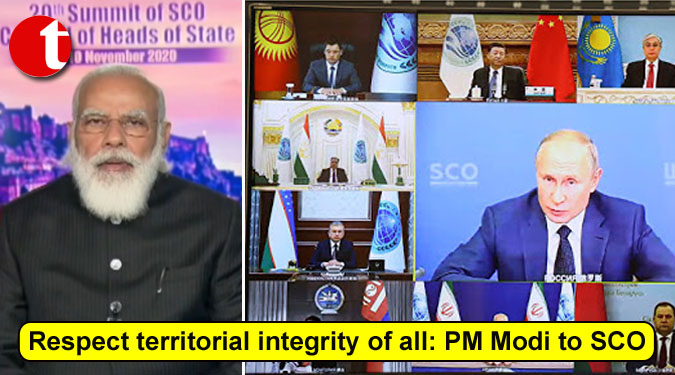 Respect territorial integrity of all: PM Modi to SCO
