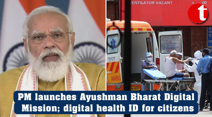 PM launches Ayushman Bharat Digital Mission; digital health ID for citizens