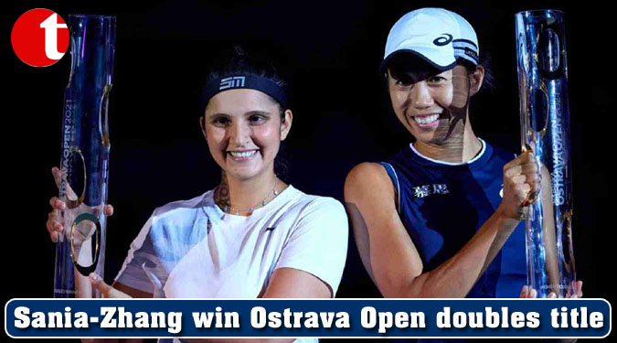 Sania-Zhang win Ostrava Open doubles title