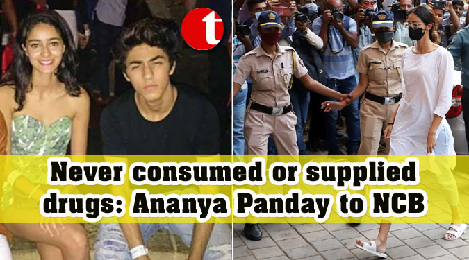 Never consumed or supplied drugs: Ananya Panday to NCB