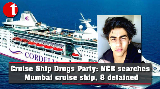 Cruise Ship Drugs Party: NCB searches Mumbai cruise ship, 8 detained