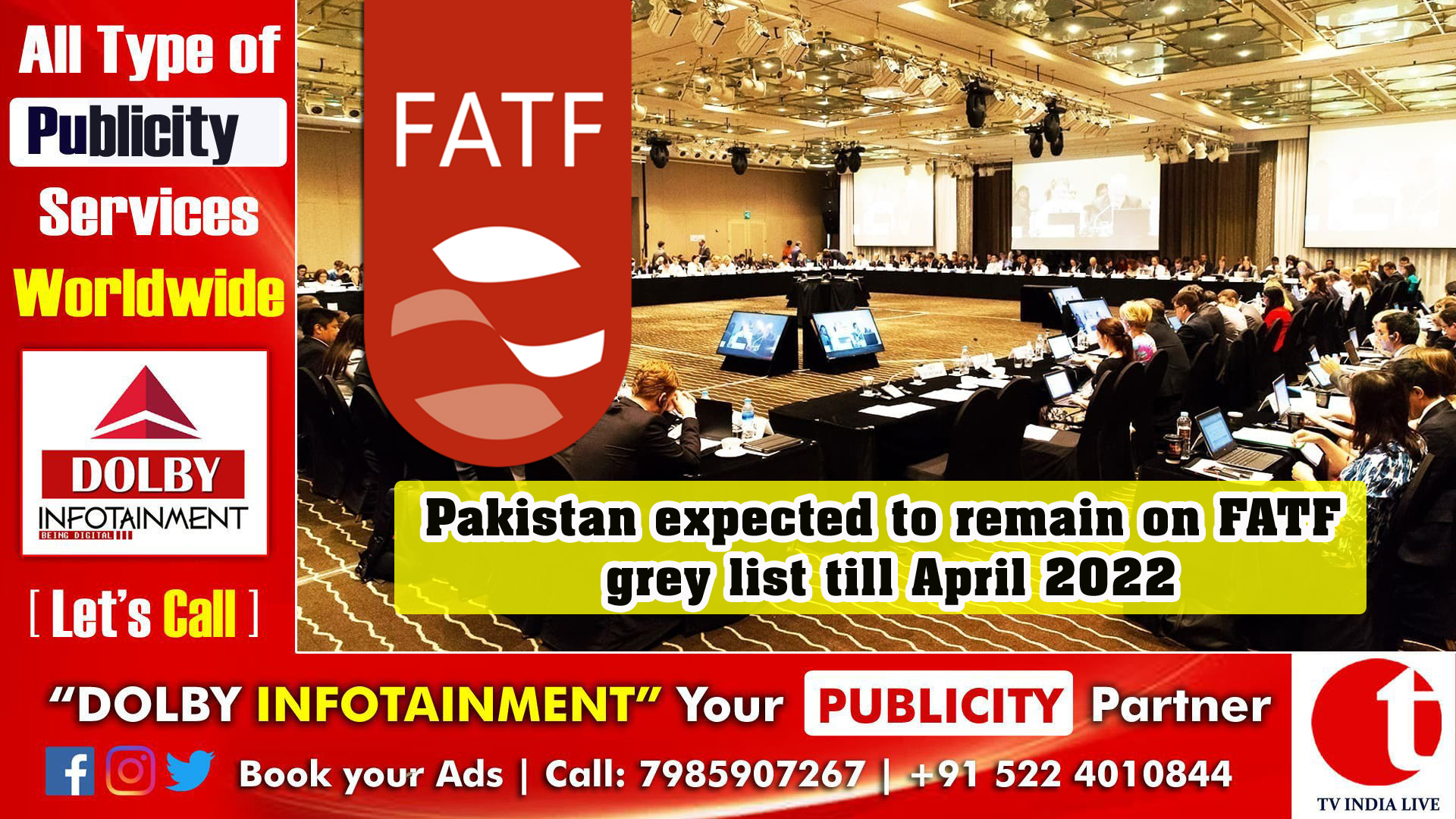 Pakistan expected to remain on FATF grey list till April 2022