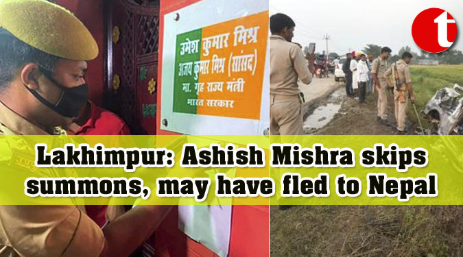 Lakhimpur: Ashish Mishra skips summons, may have fled to Nepal