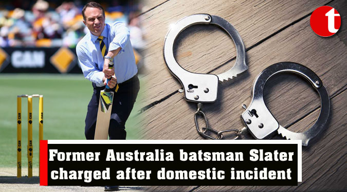 Former Australia batsman Slater charged after domestic incident