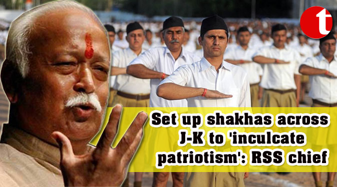 Set up shakhas across J-K to ‘inculcate patriotism’: RSS chief