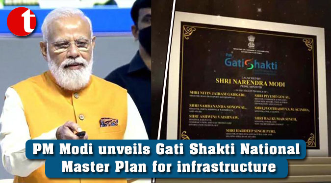 PM Modi unveils Gati Shakti National Master Plan for infrastructure