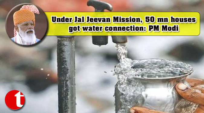 Under Jal Jeevan Mission, 50 mn houses got water connection: PM Modi