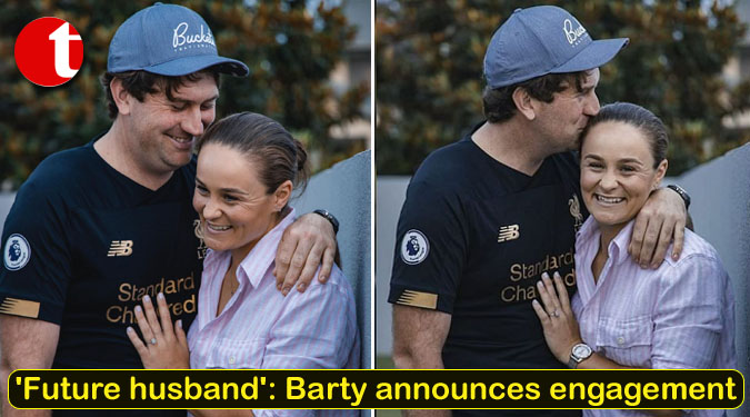 'Future husband': Barty announces engagement