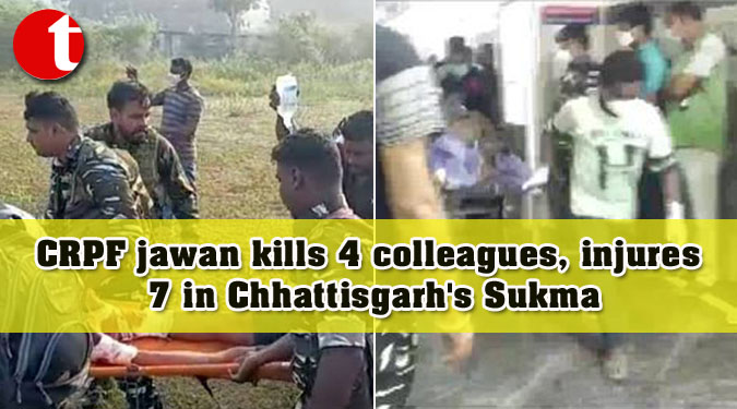CRPF jawan kills 4 colleagues, injures 7 in Chhattisgarh’s Sukma