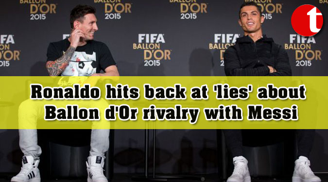 Ronaldo hits back at 'lies' about Ballon d'Or rivalry with Messi