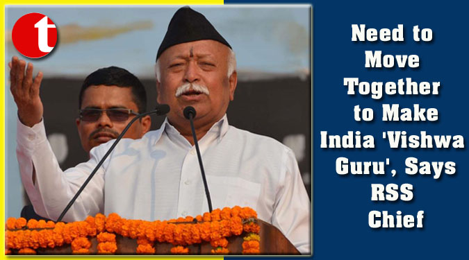 Need to Move Together to Make India 'Vishwa Guru', Says RSS Chief