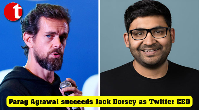 Parag Agrawal succeeds Jack Dorsey as Twitter CEO