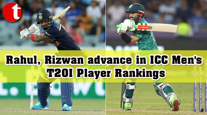 Rahul, Rizwan advance in ICC Men's T20I Player Rankings