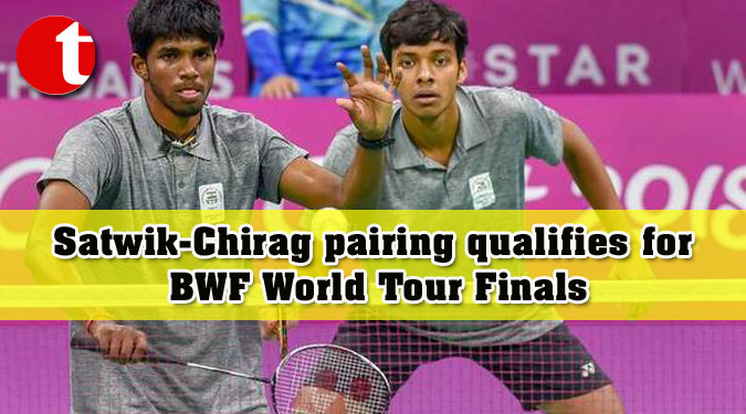 Satwik-Chirag pairing qualifies for BWF World Tour Finals