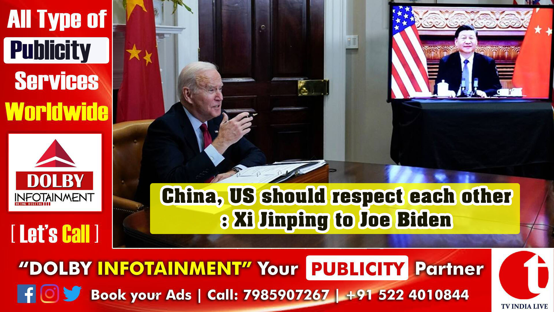 China, US should respect each other: Xi Jinping to Joe Biden