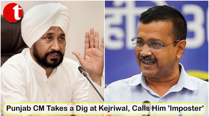 Punjab CM Channi Takes a Dig at Kejriwal, Calls Him ‘Imposter’