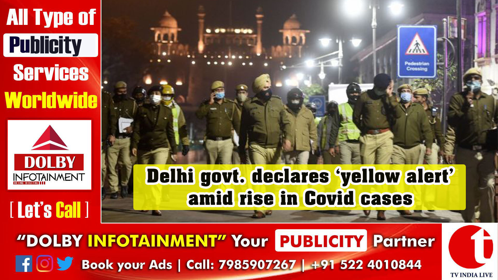 Delhi govt. declares ‘yellow alert’ amid rise in Covid cases