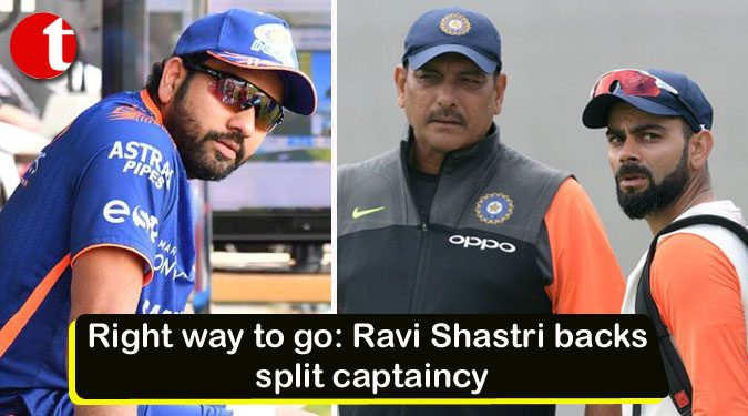 Right way to go: Ravi Shastri backs split captaincy