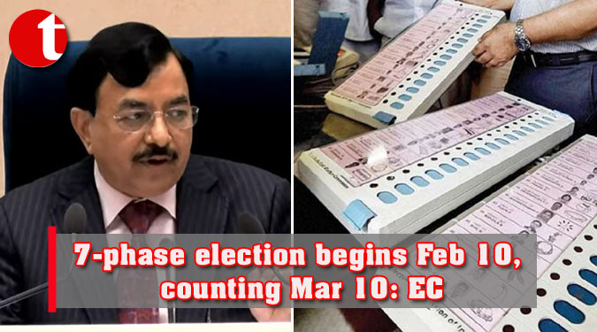 7-phase election begins Feb 10, counting Mar 10: EC