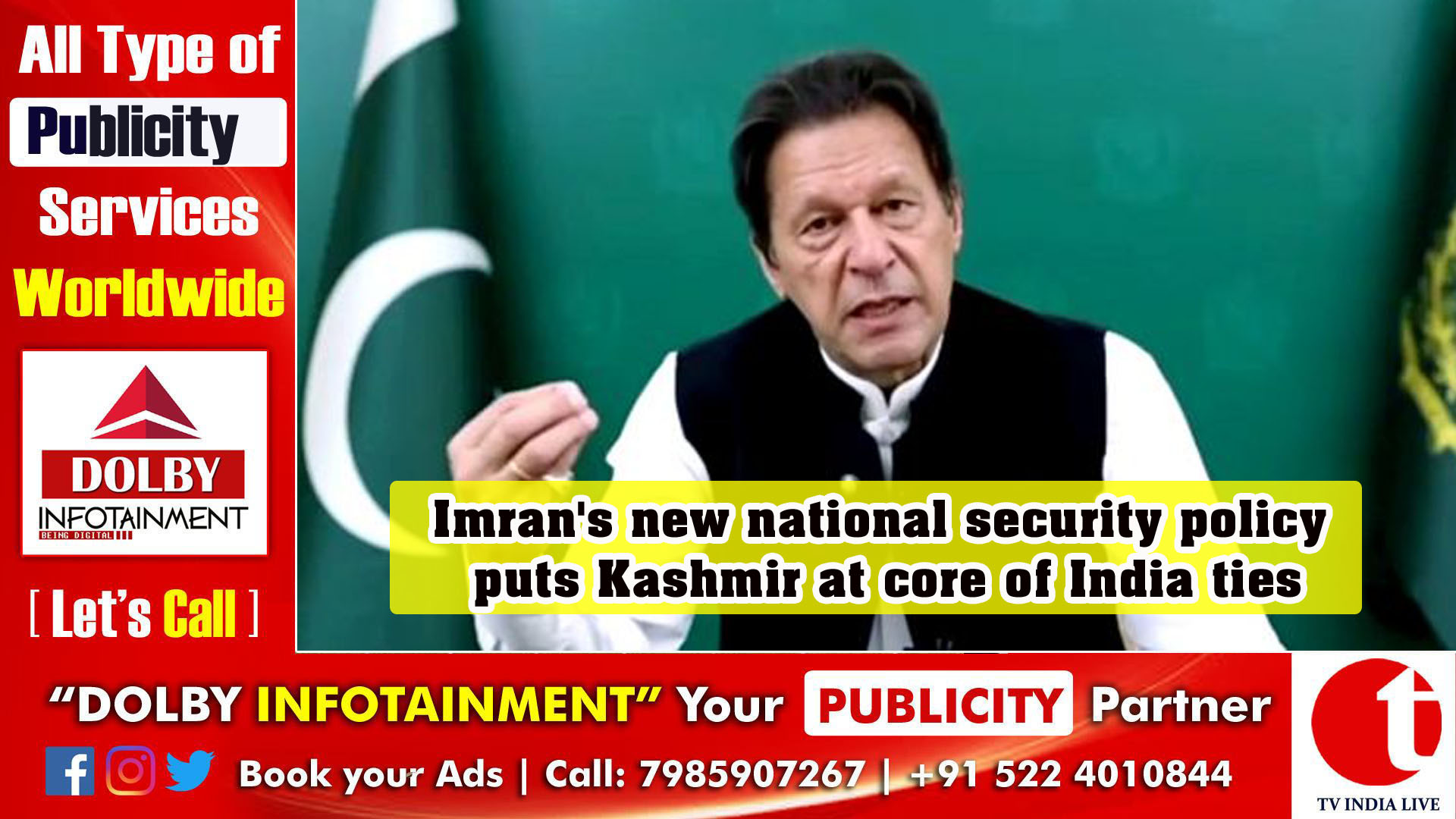 Imran's new national security policy puts Kashmir at core of India ties