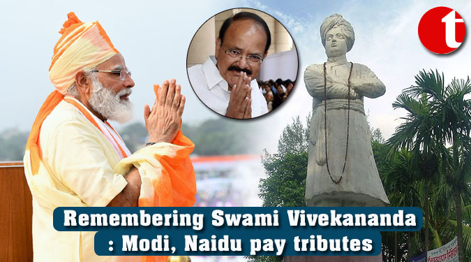 Remembering Swami Vivekananda: Modi, Naidu pay tributes