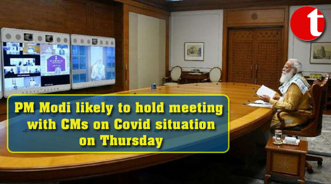 PM Modi likely to hold meeting with CMs on Covid situation on Thursday