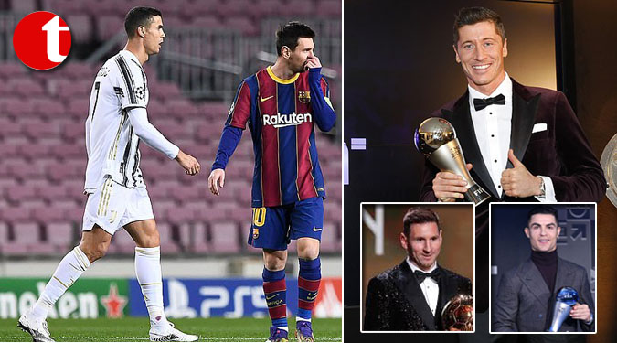 Lewandowski cool about being ignored by Messi in FIFA's 2021 Best awards