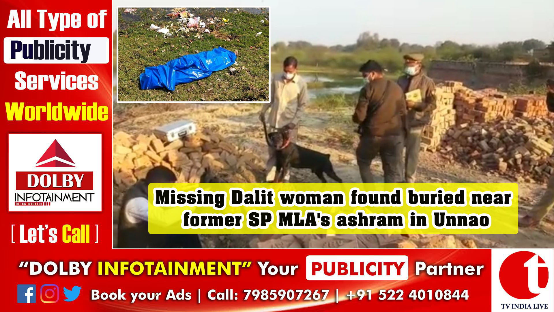 Missing Dalit woman found buried near former SP MLA's ashram in Unnao