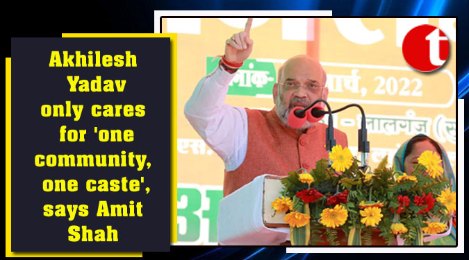 Akhilesh Yadav only cares for 'one community, one caste', says Amit Shah