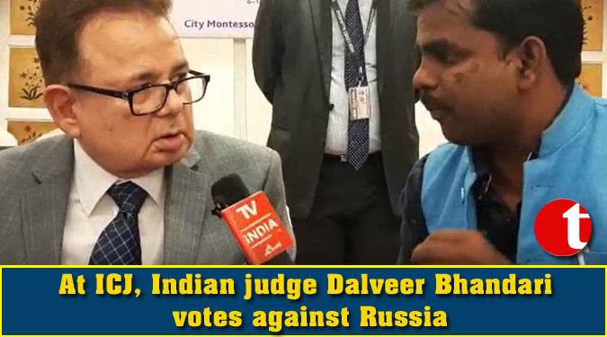 At ICJ, Indian judge Dalveer Bhandari votes against Russia