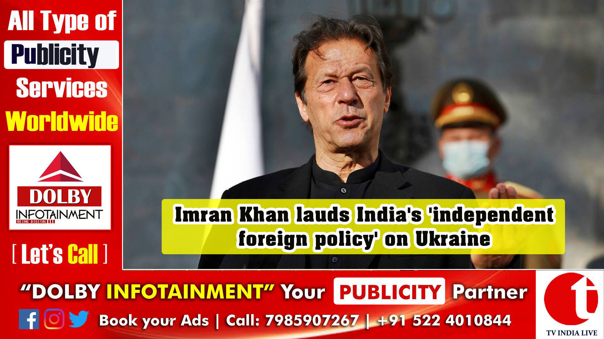 Imran Khan lauds India's 'independent foreign policy' on Ukraine