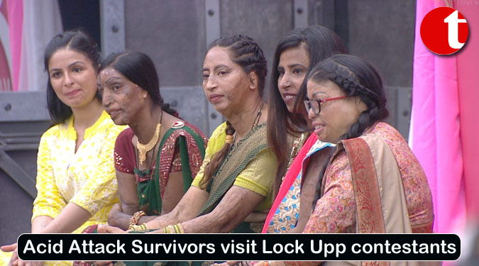 Acid Attack Survivors visit Lock Upp contestants