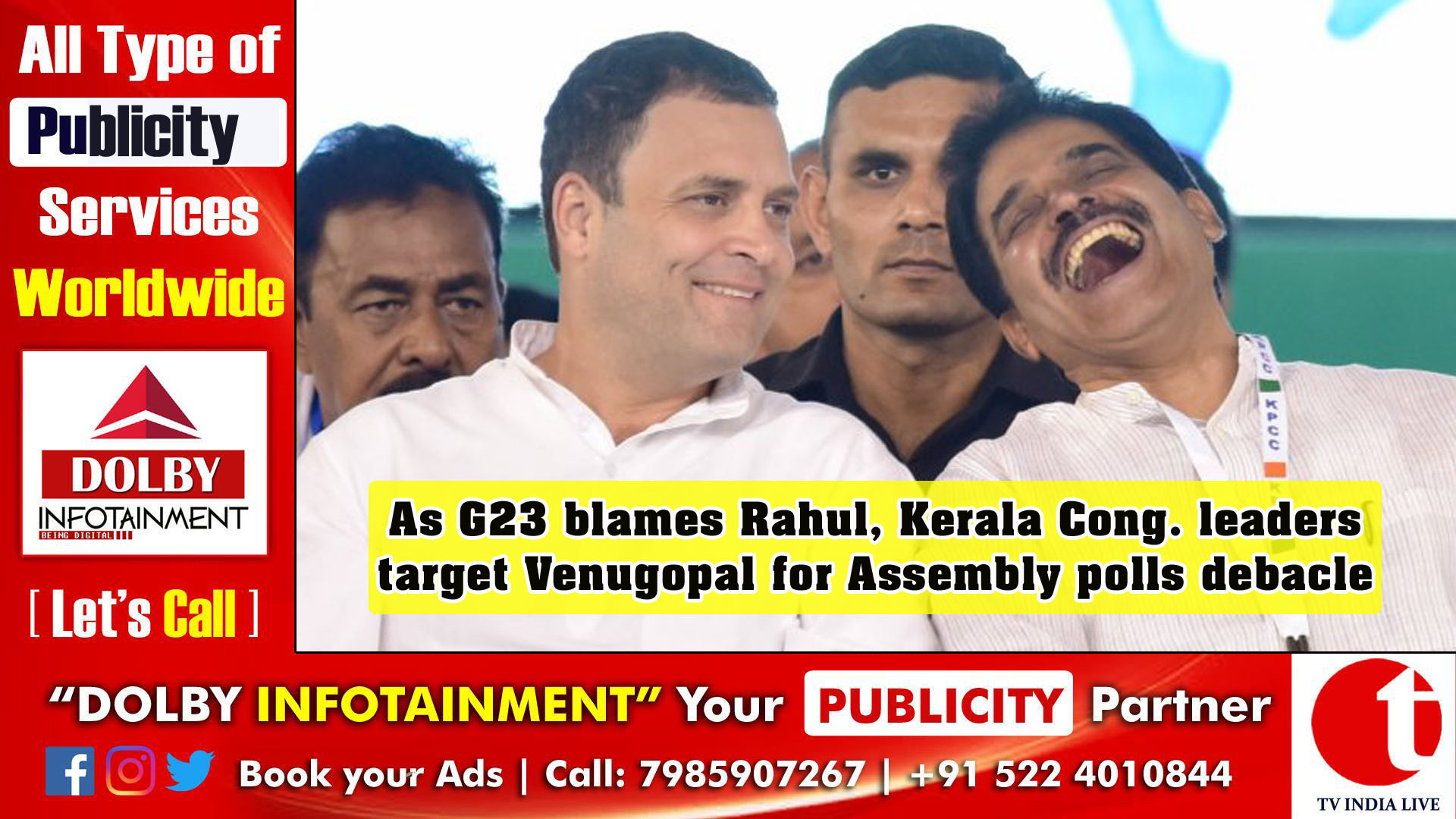 As G23 blames Rahul, Kerala Congress leaders target Venugopal for Assembly polls debacle