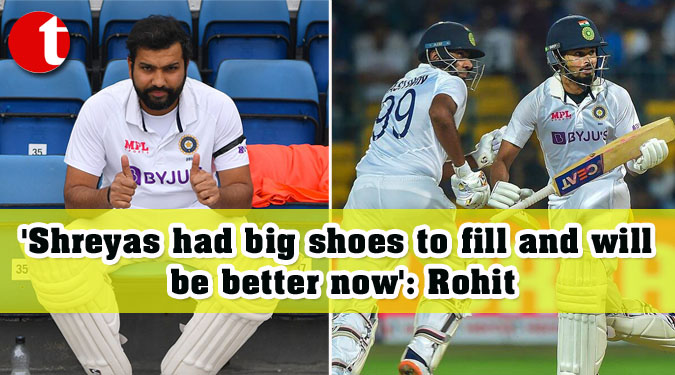 'Shreyas had big shoes to fill and will be better now': Rohit