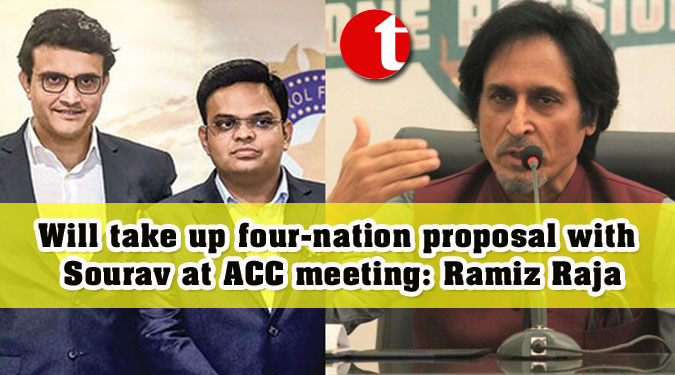 Will take up four-nation proposal with Sourav at ACC meeting: Ramiz Raja