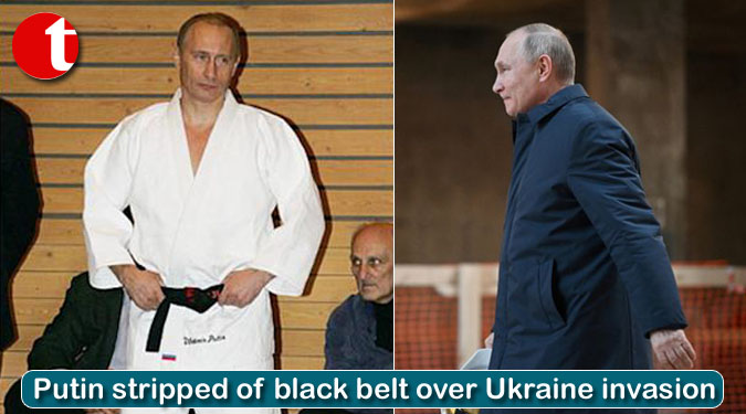 Putin stripped of black belt over Ukraine invasion