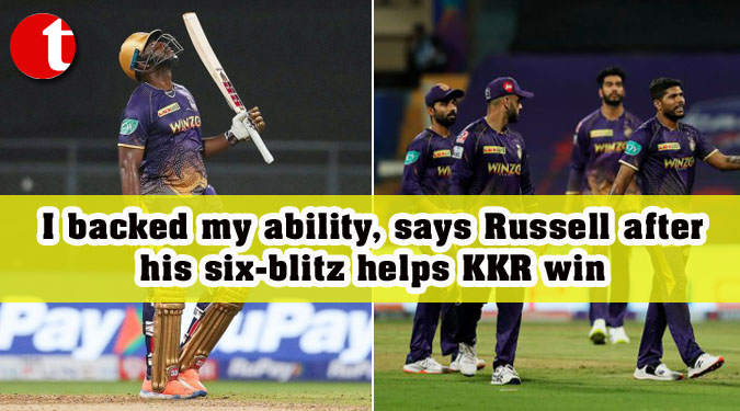 I backed my ability, says Russell after his six-blitz helps KKR win