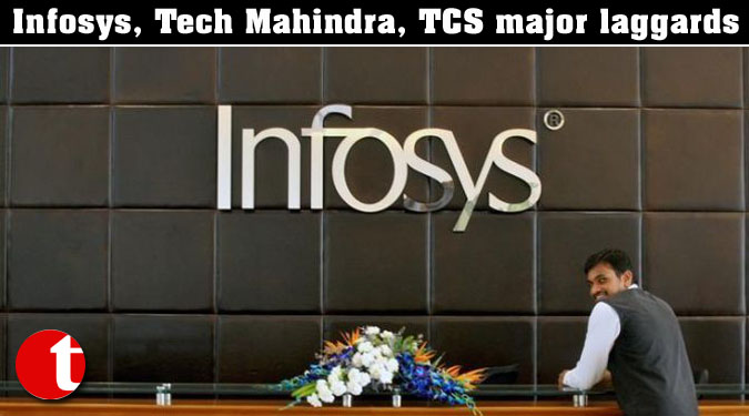 Infosys, Tech Mahindra, TCS major laggards
