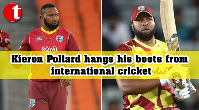 Kieron Pollard hangs his boots from international cricket