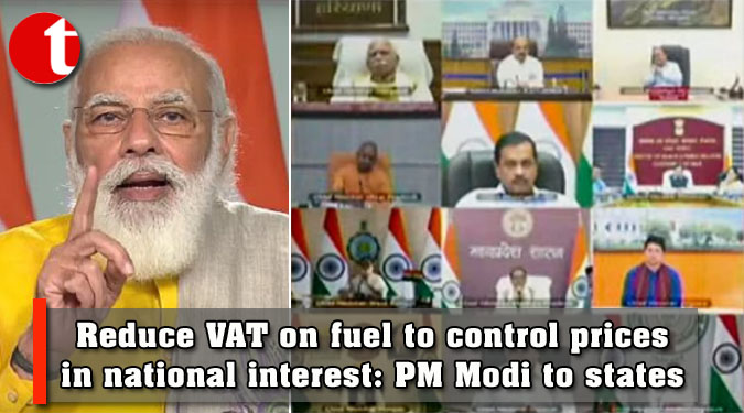 Reduce VAT on fuel to control prices in national interest: PM Modi to states