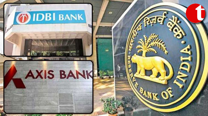 RBI fines Axis, IDBI Bank for various violations