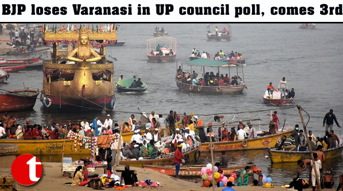 BJP loses Varanasi in UP council poll, comes 3rd